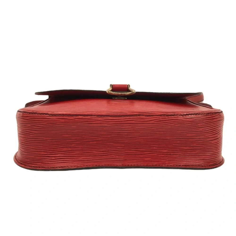 Authentic Louis Vuitton Red Epi Saint Cloud MM vintage crossbody bag